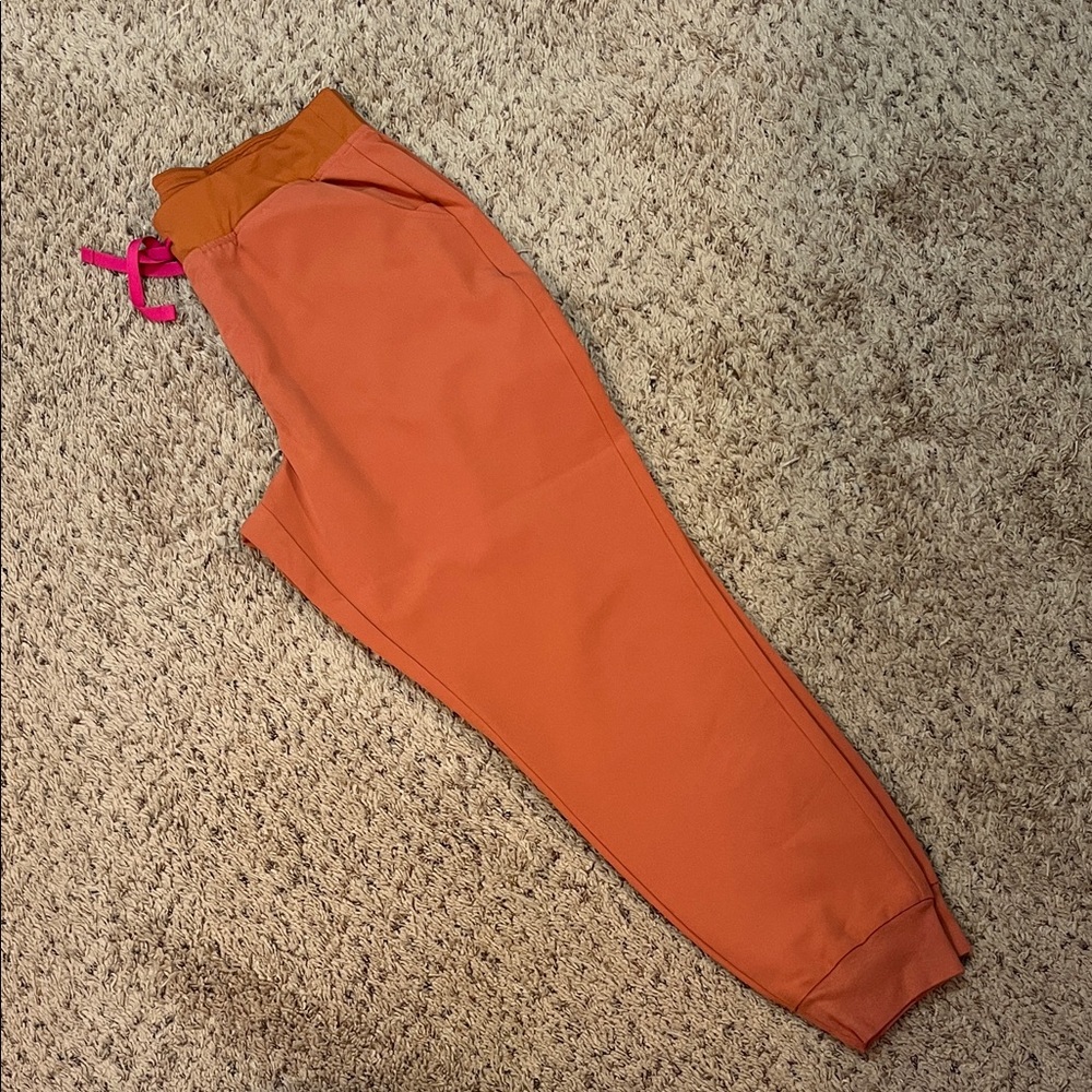 Figs Zamora Jogger Scrub Pants / Limited Edition Terracotta - Picture 6 of 11
